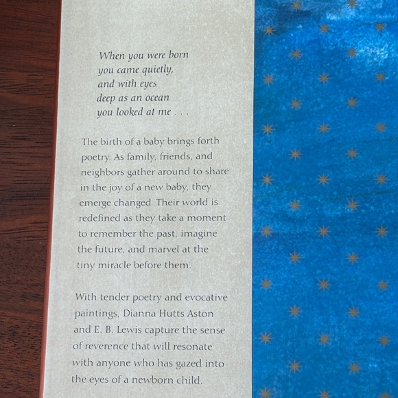 When You Were Born Hardcover Book by Dianna Hutts Aston NWT - Picture 2 of 8